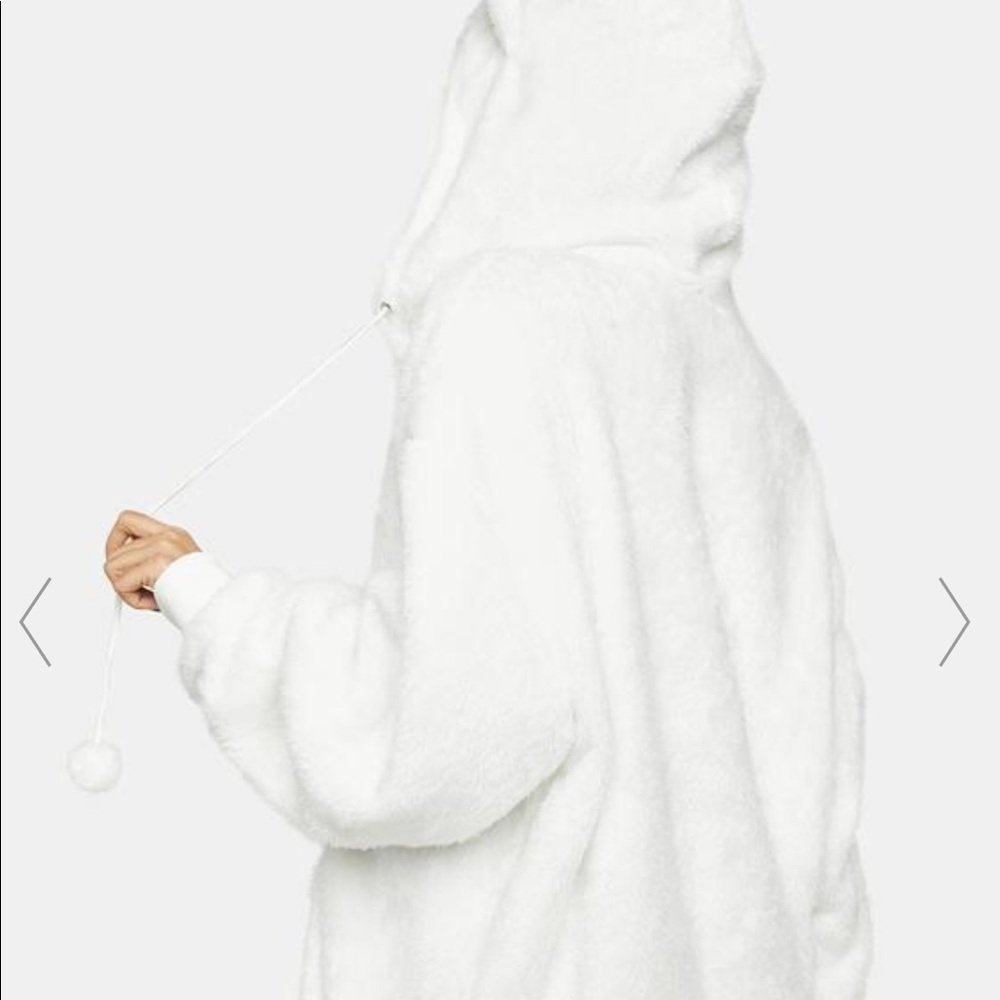 Beat The Freeze Faux Fur Hoodie NWT